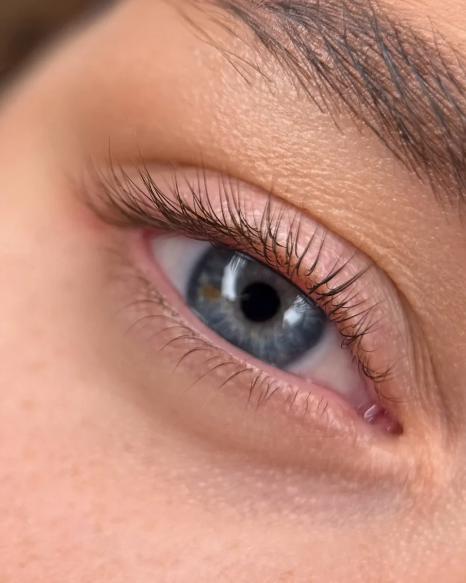 Before lash lift and tint by Elina, portfolio example 1