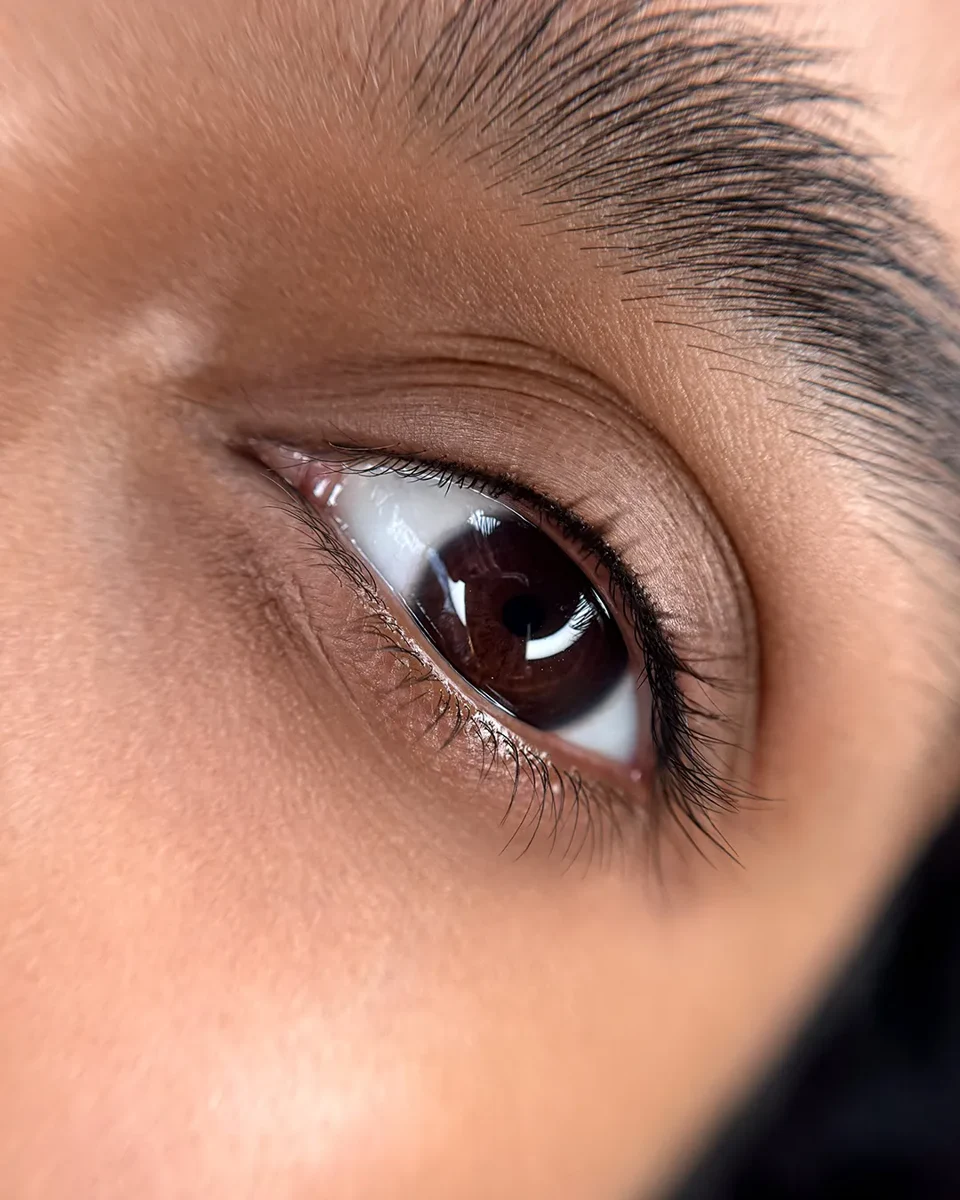 After Lash line enhancement by Elina