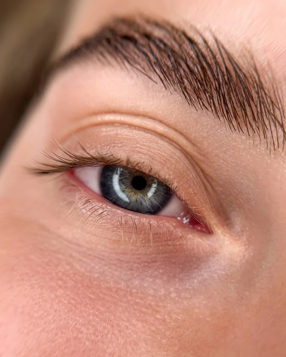 Before lash lift and tint by Elina, portfolio example 4