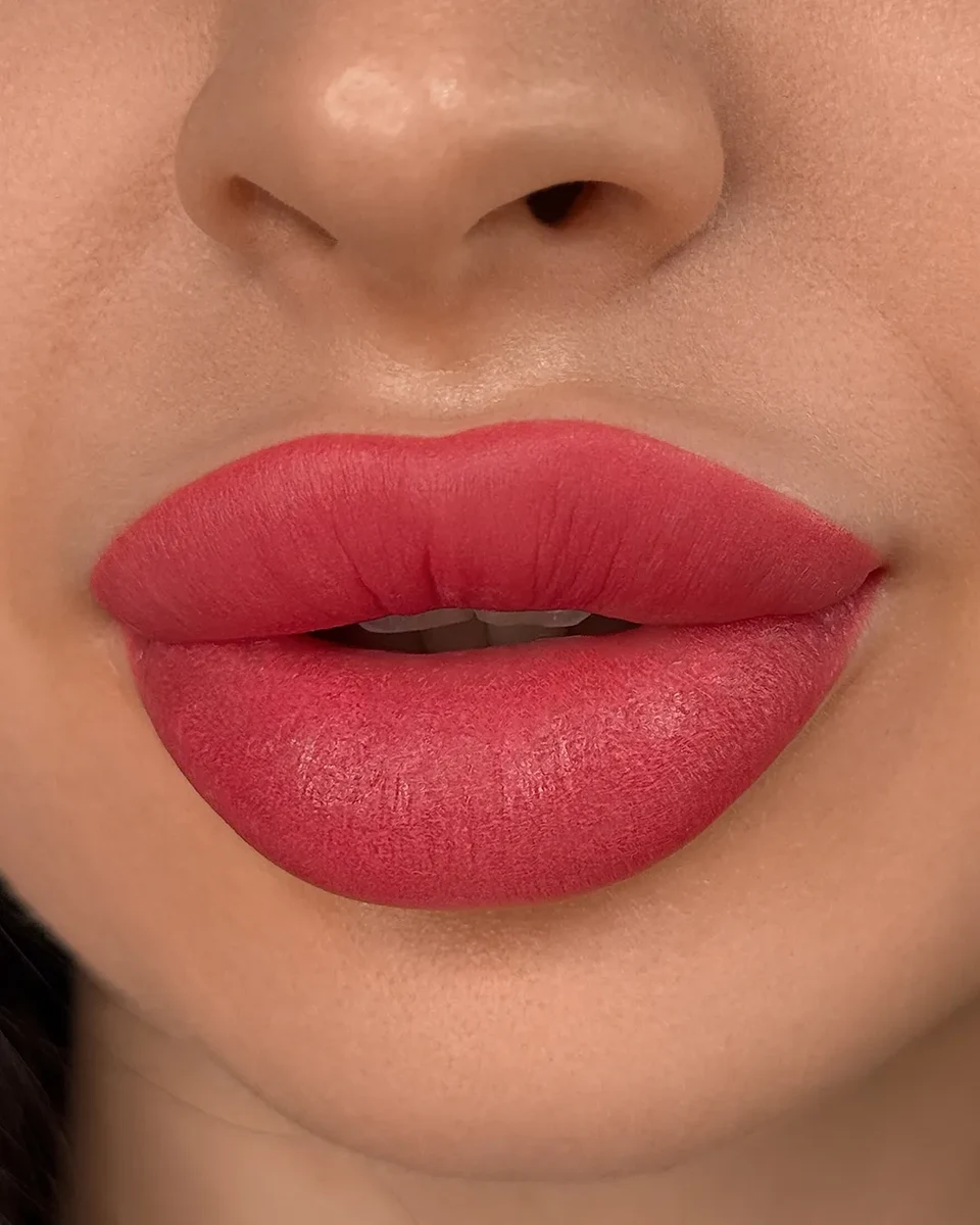 After lip blush · colour definition treatment by Elina