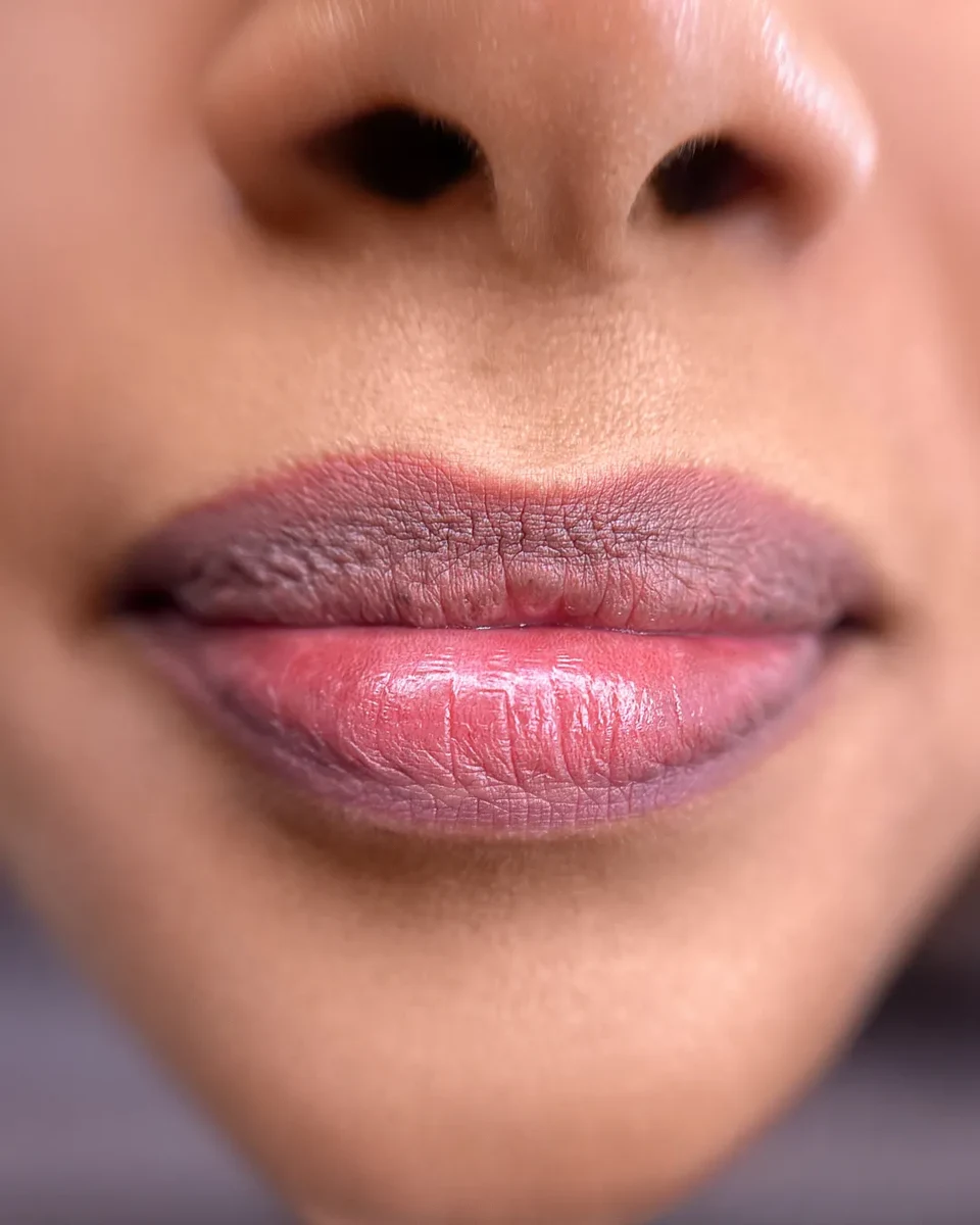 Before lip neutralization treatment by Elina